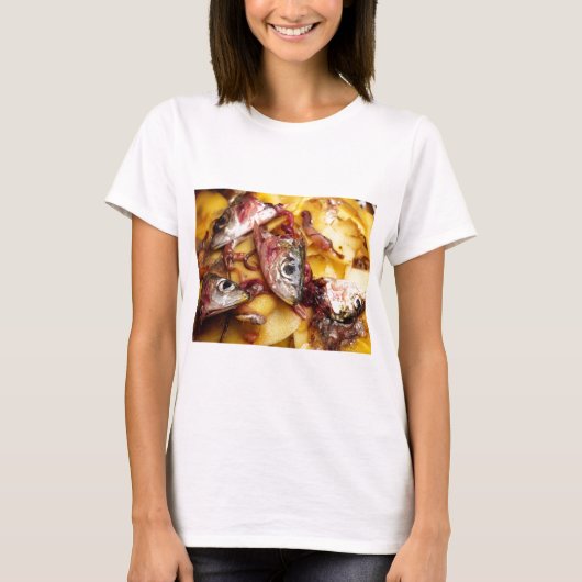 サーディンの頭部 Tシャツ (正面)