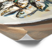 サーディンアートプリントキッチンウォールデコール ポスター (角)