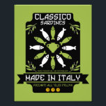 サーディンイタリアンアートプリントキッチンギフト フォトプリント          <br><div class="desc">サーディンイタリアンアートプリントキッチンギフト。©著作権HGIFT | Planet火星ストアのみ。All Right Reserved.</div>