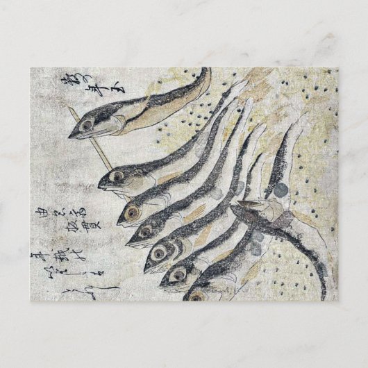 サーディンズバイテイサイホクバ浮世絵 ポストカード (正面)