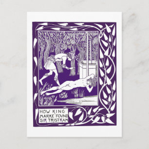 サートリストラムバイオーブリービーズリーイラストレーション ポストカード