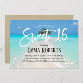 サート16トロピカルアイランドサマースターフィッシュビーチ 招待状 (正面/裏面)