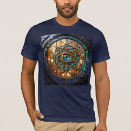 サードアイのレトロなポートホール窓 Tシャツ