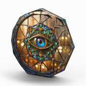 サードアイの風景が描かれた丸窓 フォトブロック (右)