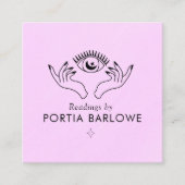 サードアイアンドハンズサイキックミディアムスクエアビジネス スクエア名刺 (正面)