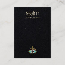 サードアイイヤリングジュエリー表示名刺