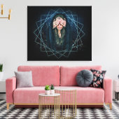 サードアイウィッチで包んだキャンバス キャンバスプリント (インサイチュ (リビング))