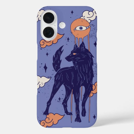 サードアイハウル – Mystic Wolf Case-Mate iPhoneケース (裏面)
