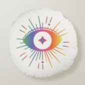 サードアイレインボーラウンドピロー ラウンドクッション (裏面)