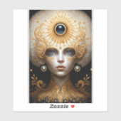 サードアイ女神ファンタジーアート シール (シート)