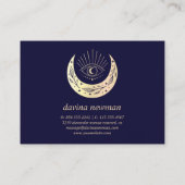 サードアイ金ゴールドムーンカスタマー感謝Boho エンクロージャーカード (裏面)