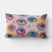 サードアイ開花-装飾用クッション ランバークッション (裏面)