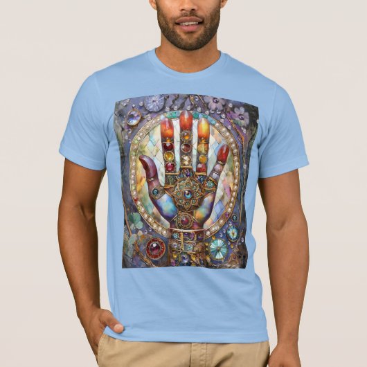 サードアイ ミスティック パーム Tシャツ (正面)