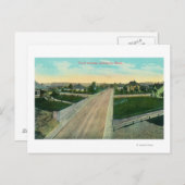 サードアベニューの空中表示 ポストカード (正面/裏面)