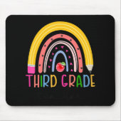 サードグレード先生レインボー先生新学期 マウスパッド (正面)