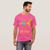 サードストリーム – ヴィンテージジャズトランペット音楽 Tシャツ (正面フル)
