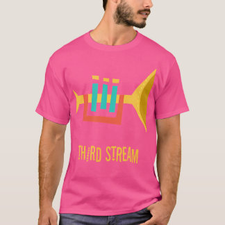 サードストリーム – ヴィンテージジャズトランペット音楽 Tシャツ