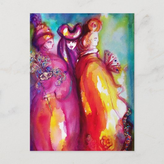 サードマスク/ベネチアンマスカレード ポストカード (正面)