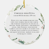 サーネコデルエトナドッグウォータールコロモノグラム セラミックオーナメント (裏面)