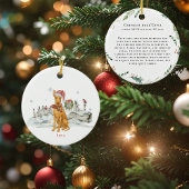 サーネコデルエトナドッグウォータールコロモノグラム セラミックオーナメント