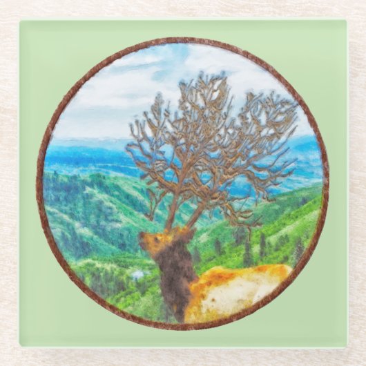 サーバス王 ガラスコースター (正面)