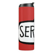 サーバス！オーストリアとバイエルン語のハロースピーチバブル タンブラー (回転左)