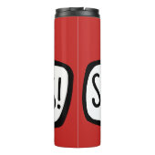 サーバス！オーストリアとバイエルン語のハロースピーチバブル タンブラー (裏面)