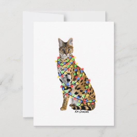 サーバル - ホリデーカード (正面)