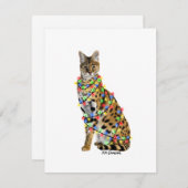 サーバル - ホリデーカード (正面/裏面)