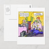 サーバーがダウンしました！ ポストカード (正面/裏面)