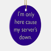 サーバーがダウン! セラミックオーナメント (右)