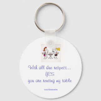 サーバーが自分のテーブルキーチェーンを借りる キーホルダー