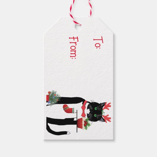 サーバーのサムミーギフトカスタムラベル ギフトタグ (正面)