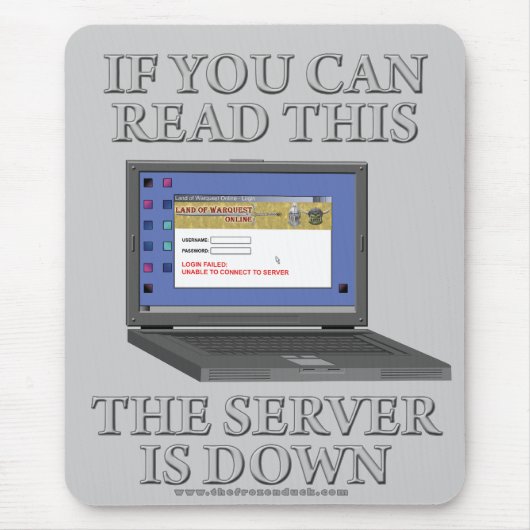 サーバーはあります マウスパッド (正面)