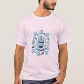サーバーダウンの面白いIT技術サポートTシャツ Tシャツ (正面)