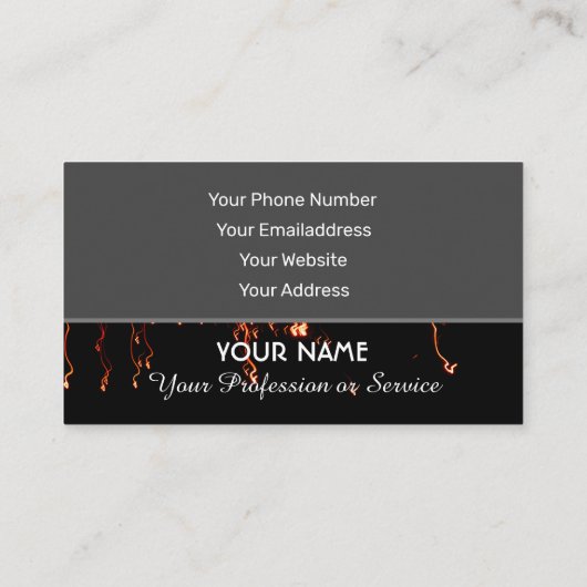 サービエレガントスの業務きらめく用カード 名刺 (裏面)