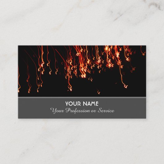 サービエレガントスの業務きらめく用カード 名刺 (正面)