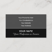 サービエレガントスの業務きらめく用カード 名刺 (裏面)