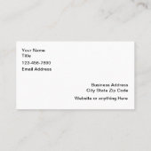 サービクールス車の・ビジネス・カードの新機能 名刺 (裏面)