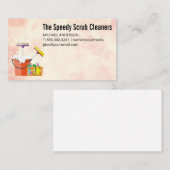 サービスおよび製品のクリーニングと衛生化 名刺 (正面/裏面)