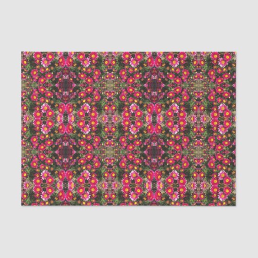 サービスかわいらしデイジーのパターン（の模様が）ある切り離し 薄葉紙 (正面)