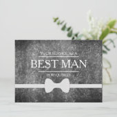 サービスが花婿介添人Groomsmanとして要求されました 招待状 (スタンド正面)