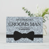 サービスが花婿介添人Groomsmanとして要求される 招待状 (スタンド正面)