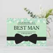 サービスが花婿介添人Groomsmanとして要求される 招待状 (スタンド正面)