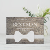 サービスが花婿介添人Groomsmanとして要求される 招待状 (スタンド正面)