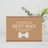 サービスが花婿介添人Groomsmanとして要求される 招待状 (スタンド正面)