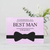 サービスが花婿介添人Groomsmanとして要求される 招待状 (スタンド正面)
