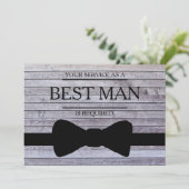 サービスが花婿介添人Groomsmanとして要求される 招待状 (スタンド正面)