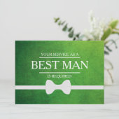 サービスが花婿介添人Groomsmanとして要求される 招待状 (スタンド正面)
