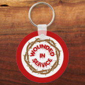 サービスで負傷した キーホルダー (正面)